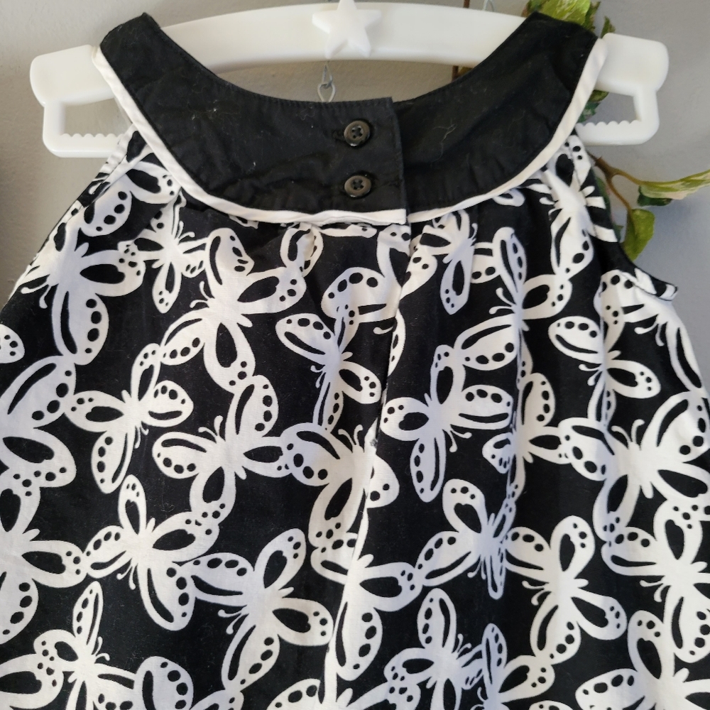Gymboree Baby Girl's Sleeveless Butterfly Dress 12-18 Months - Picture 5 of 7